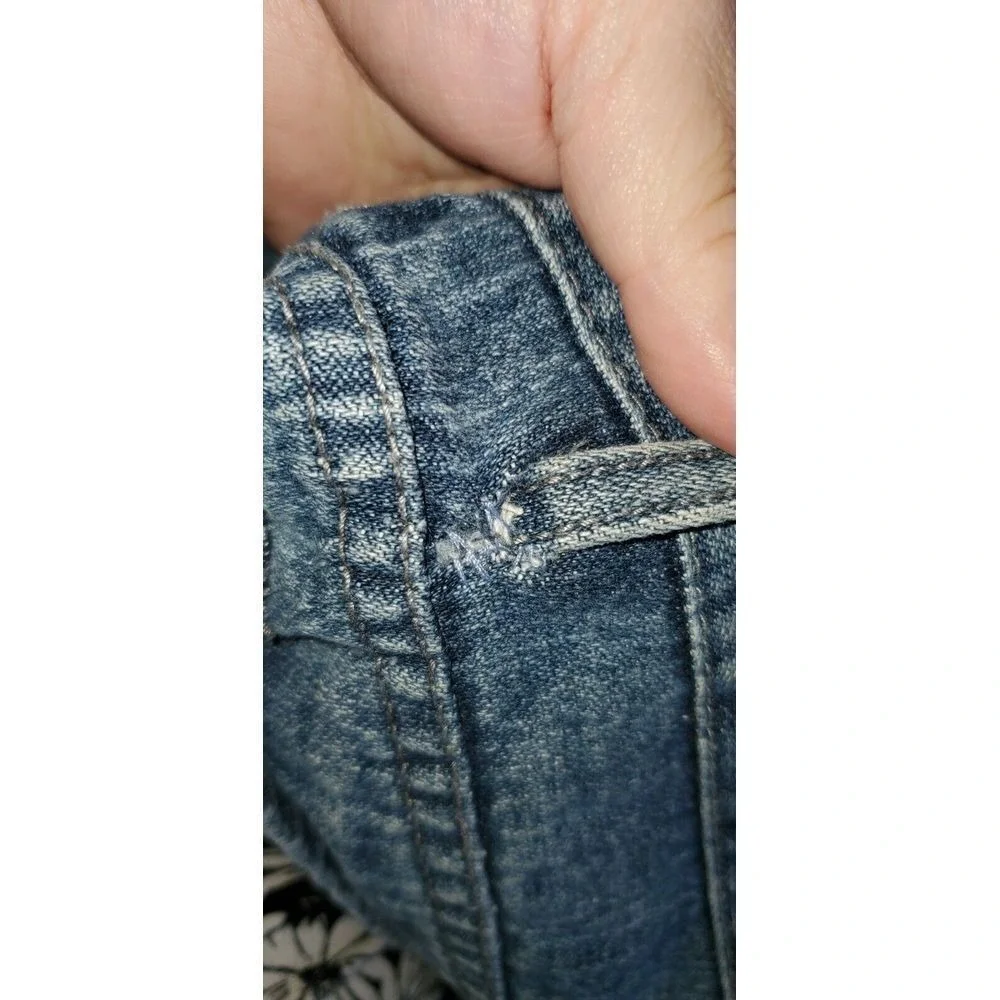 1990s Plugg Jeans 32 34x33‎ Tall Wide Leg Skater Rave Baggy Denim Y2K Carpenter